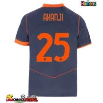 Camisa de Futebol Inter Milan Manuel Akanji #25 Equipamento Alternativo 2025-26 Manga Curta